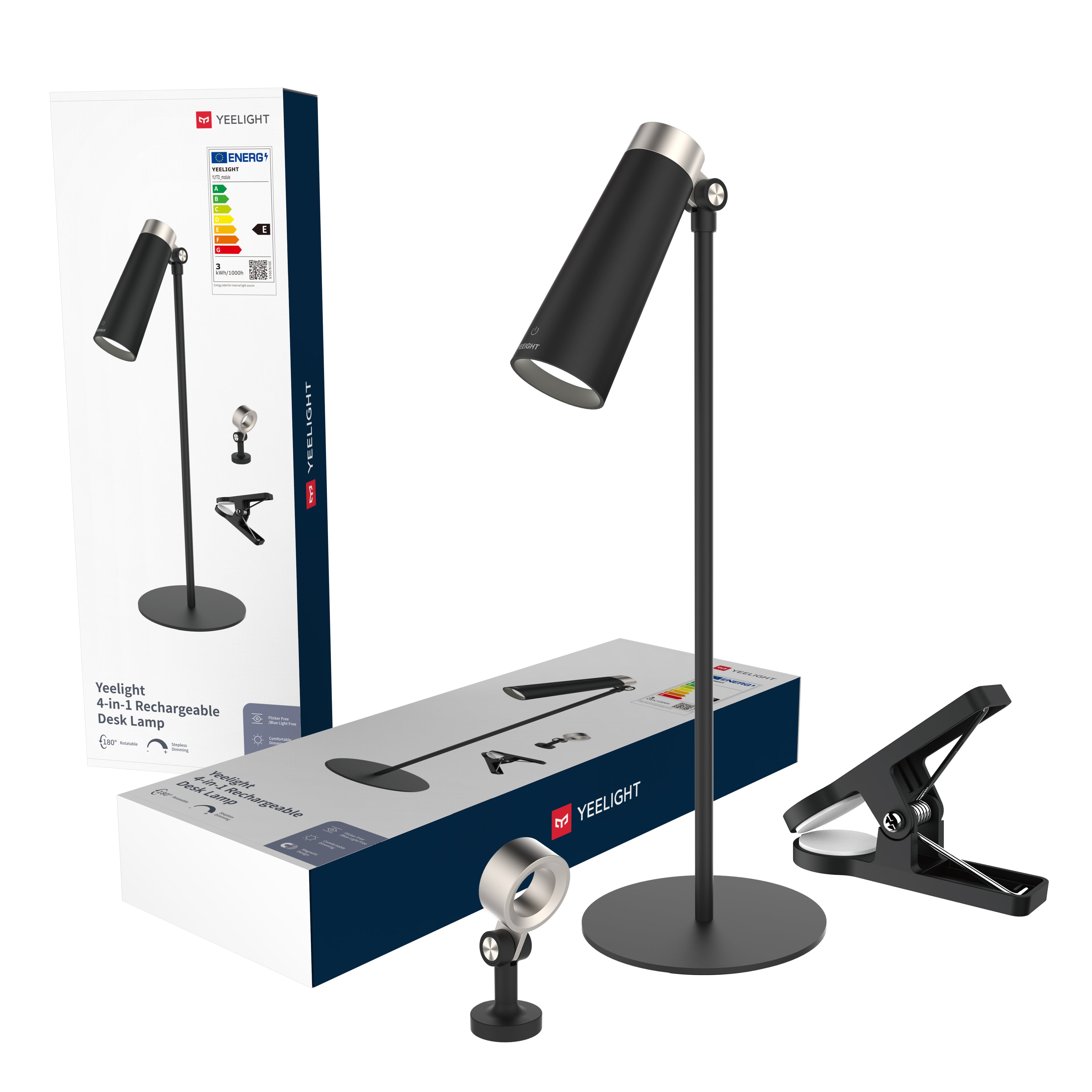 Y4-in-1 Rechargeable Desk Lamp YLYTD-0011