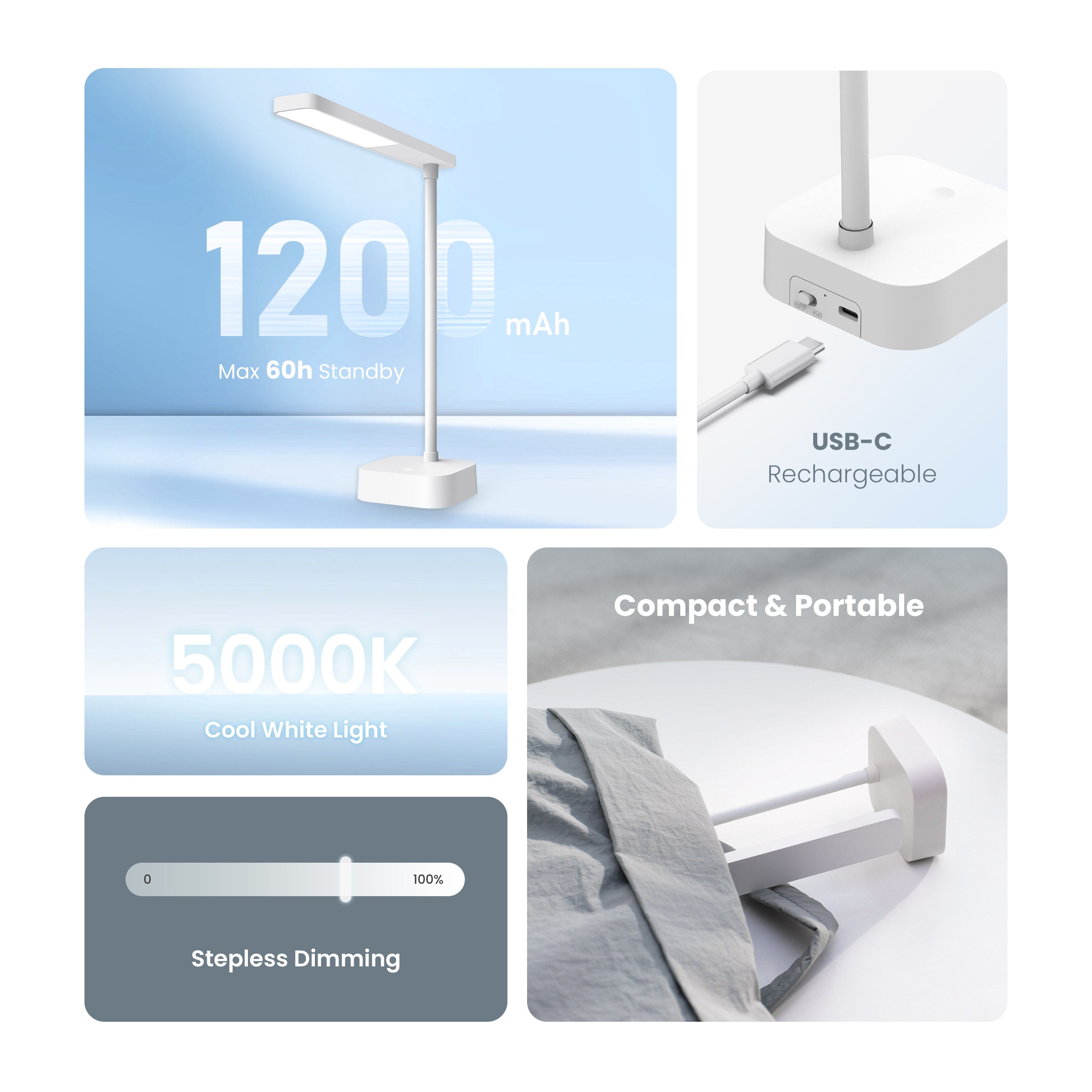 Rechargeable Desk Lamp