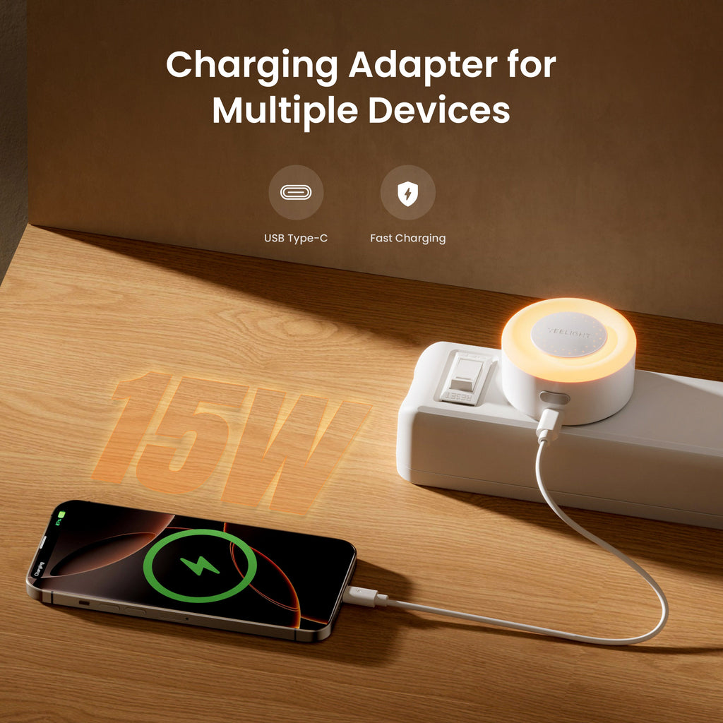 2-in-1 Lighting & Charging Sensor Nightlight